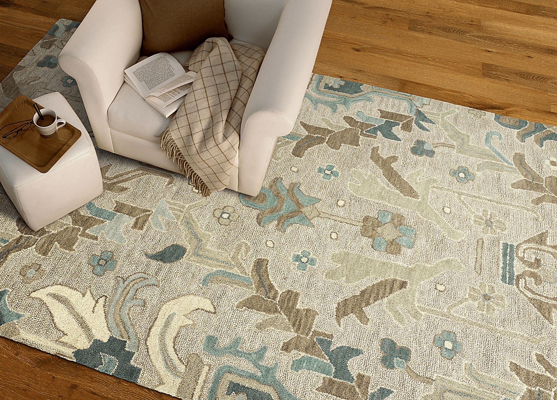 Sionia Beige Rugs | Rooms to Go