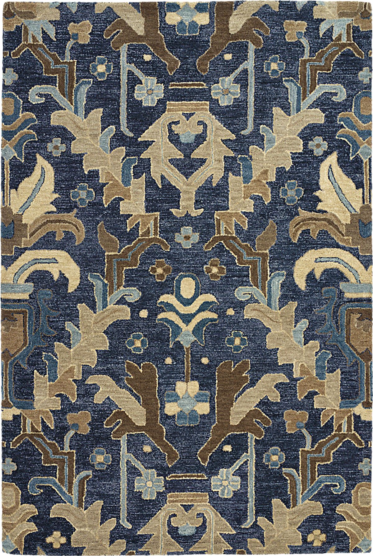 Sionia Navy Blue Rugs | Rooms to Go