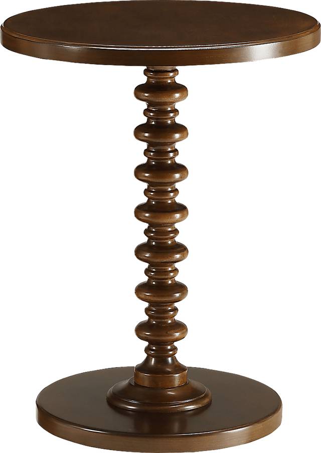 Siran Brown Accent Table - Thumbnail - Image 1