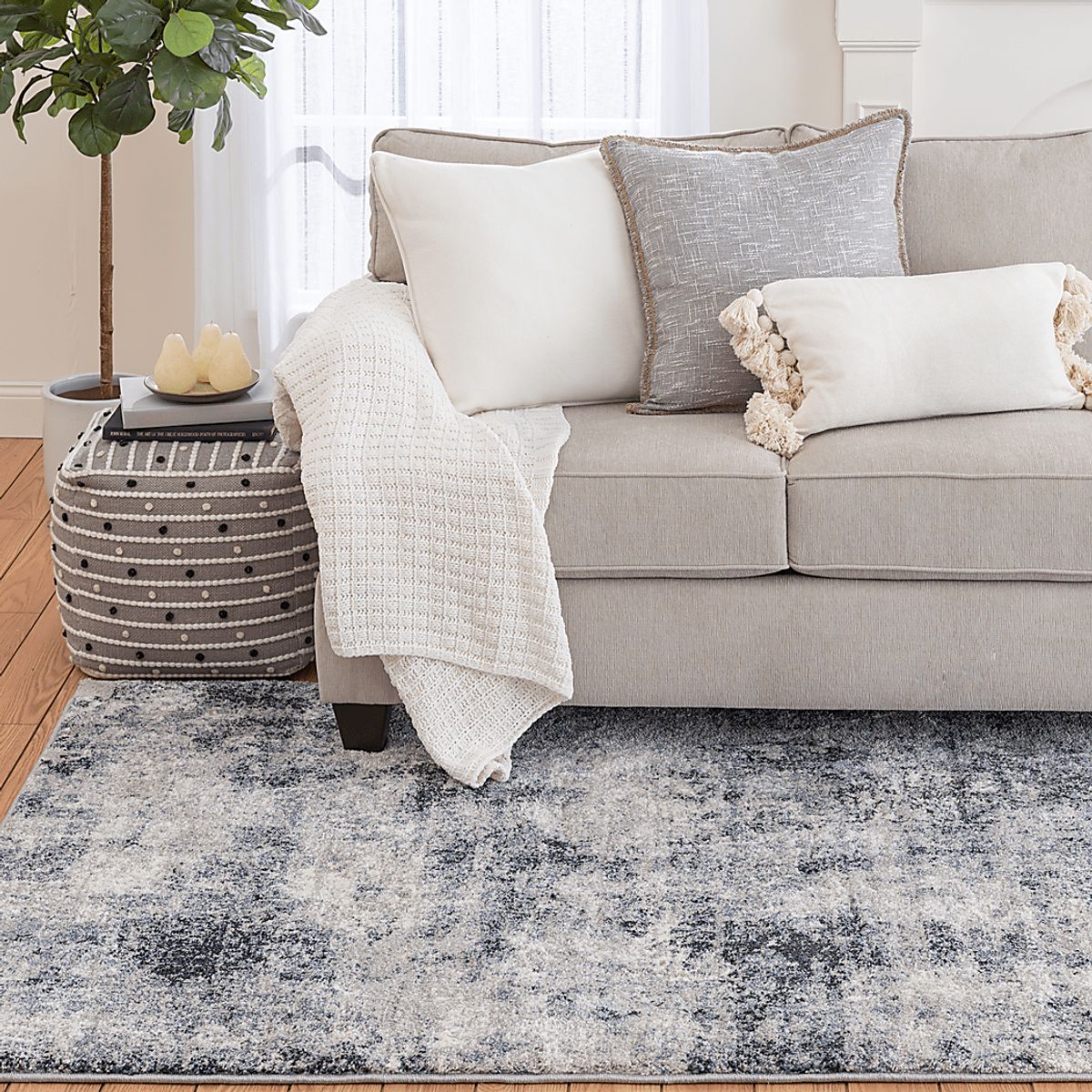 Sirena Blue Rug | Rooms to Go