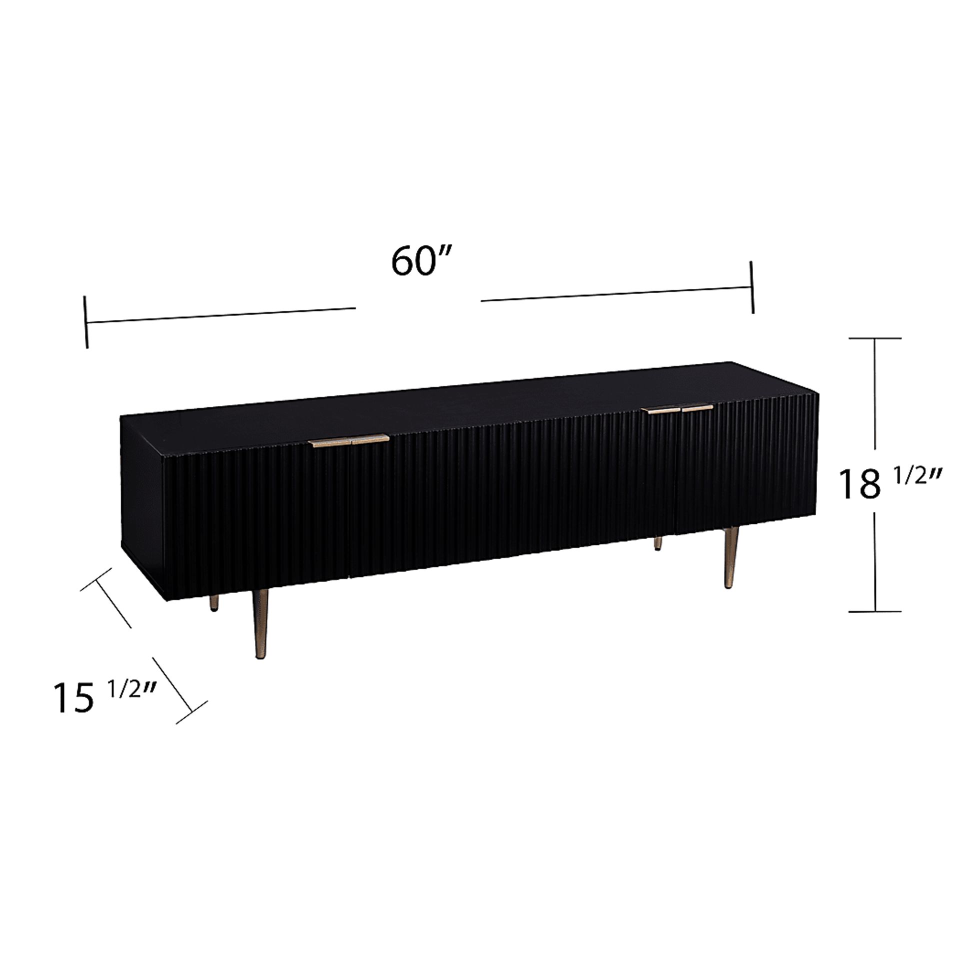 Sisemore Black 60 in. Console - Image 11