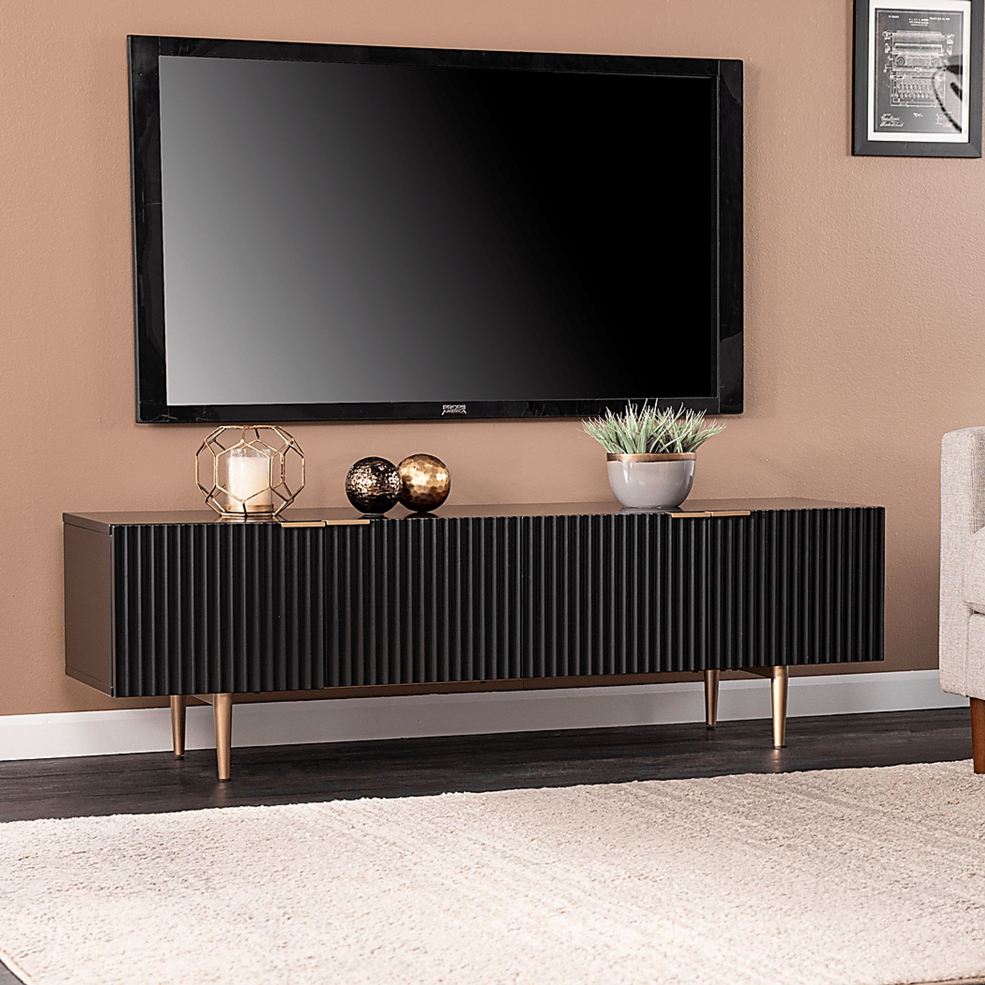 Sisemore Black 60 in. Console - Image 2