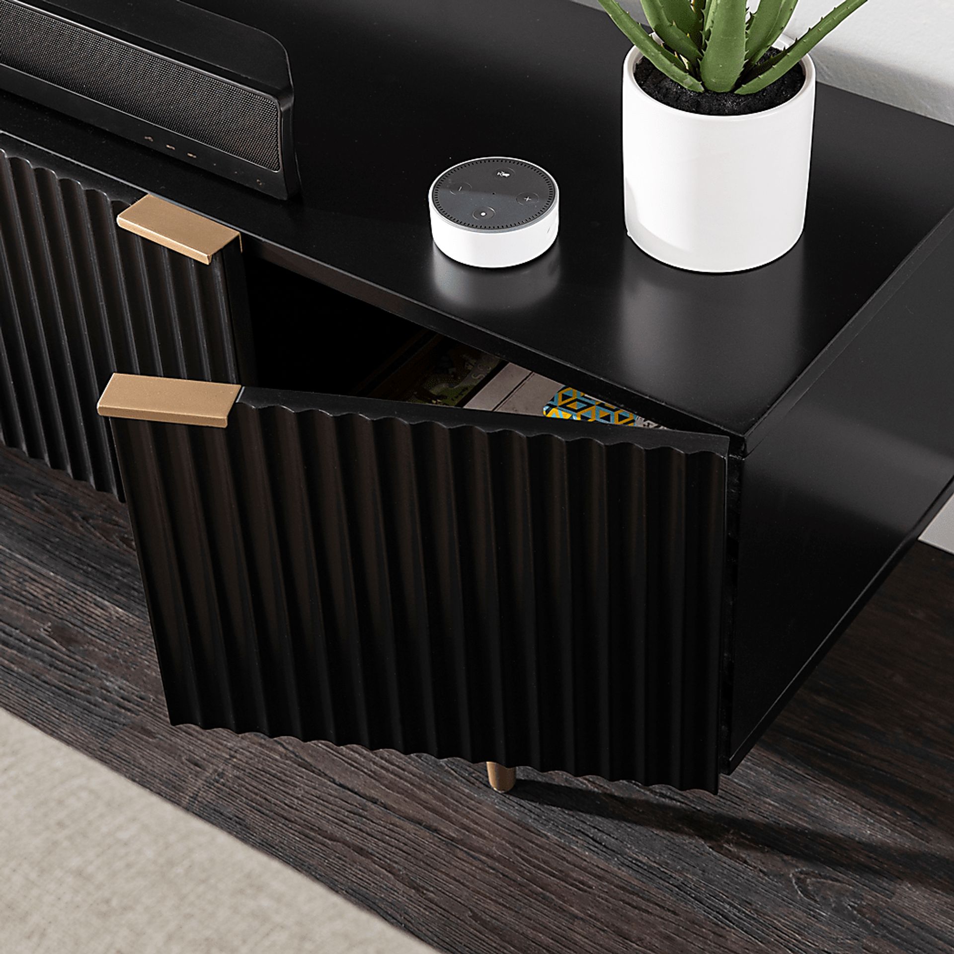 Sisemore Black 60 in. Console - Image 8