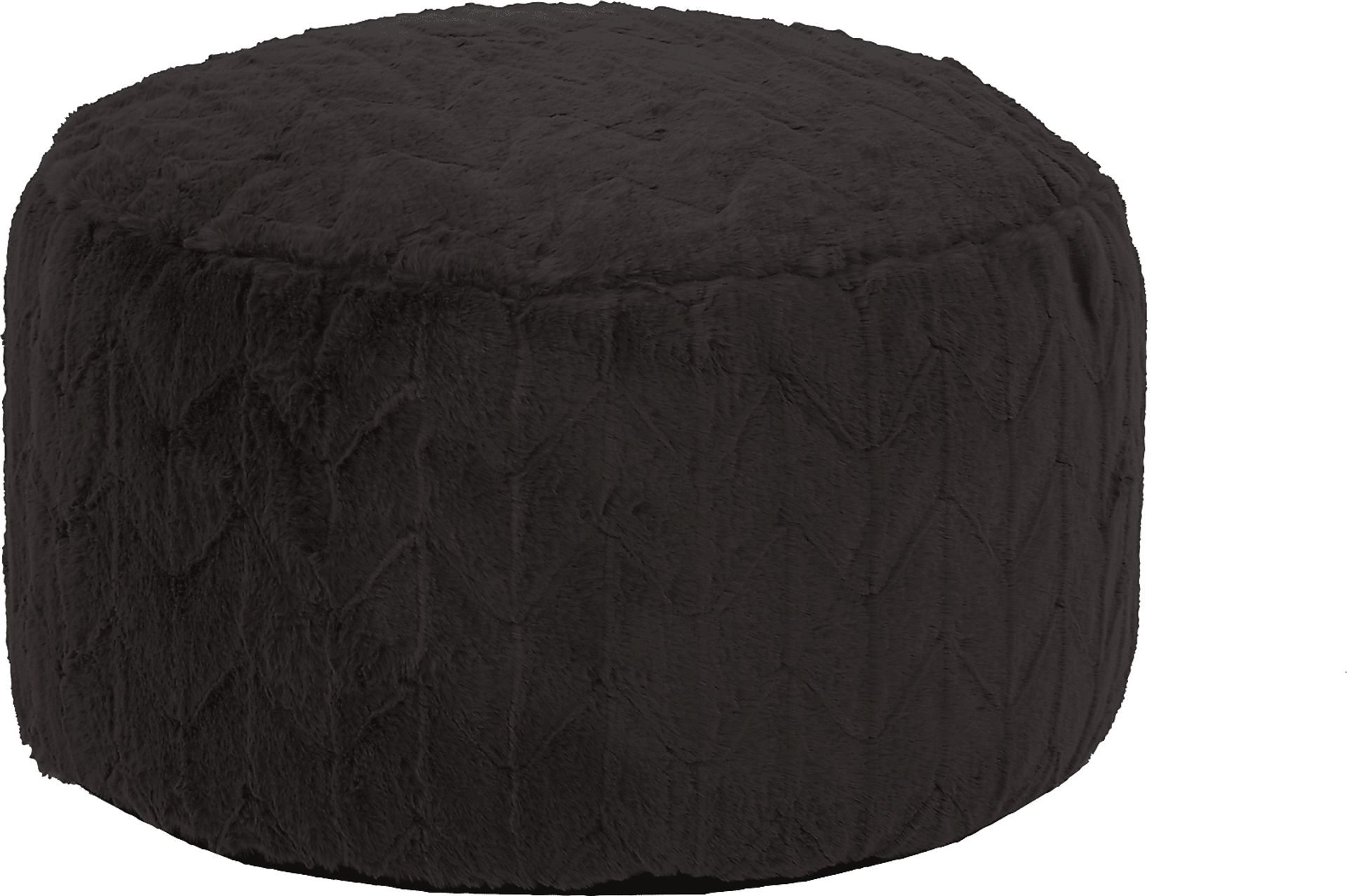 Sishane Brown Foot Pouf - Image 1