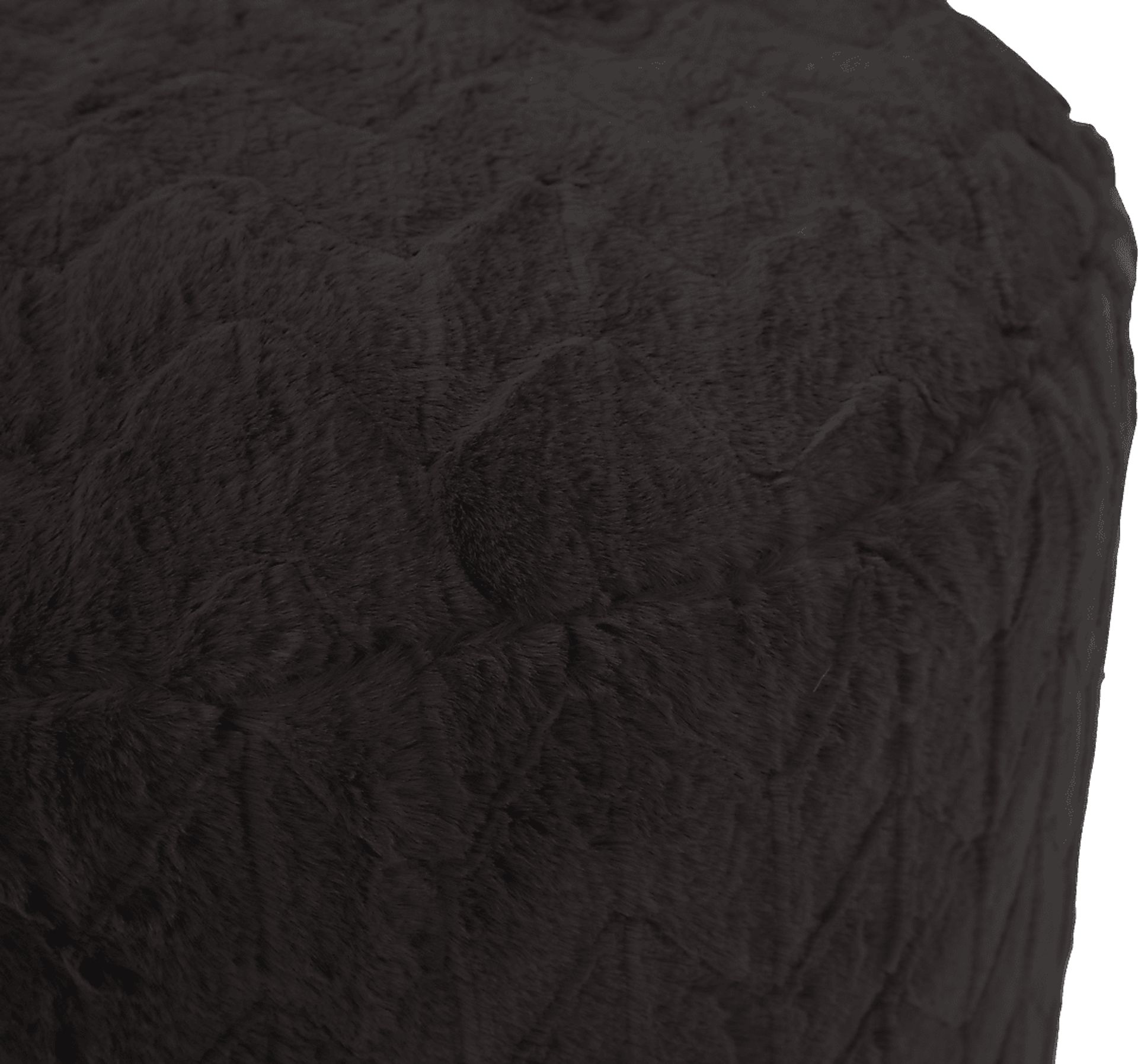 Sishane Brown Tall Pouf - Image 2