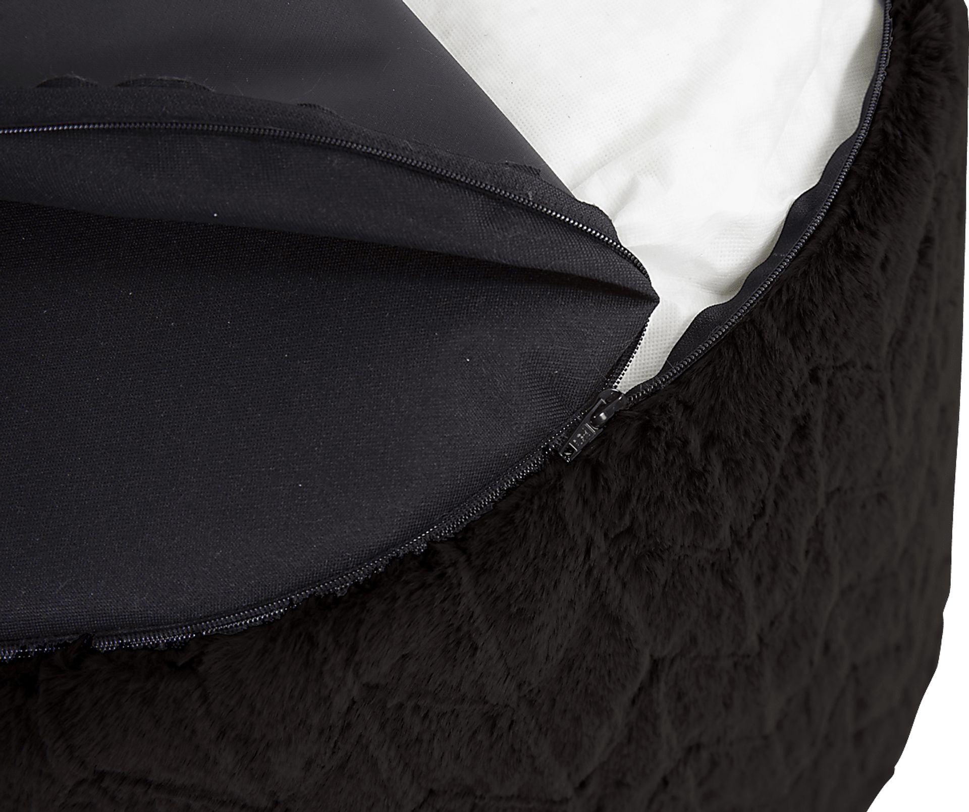 Sishane Brown Tall Pouf - Image 3