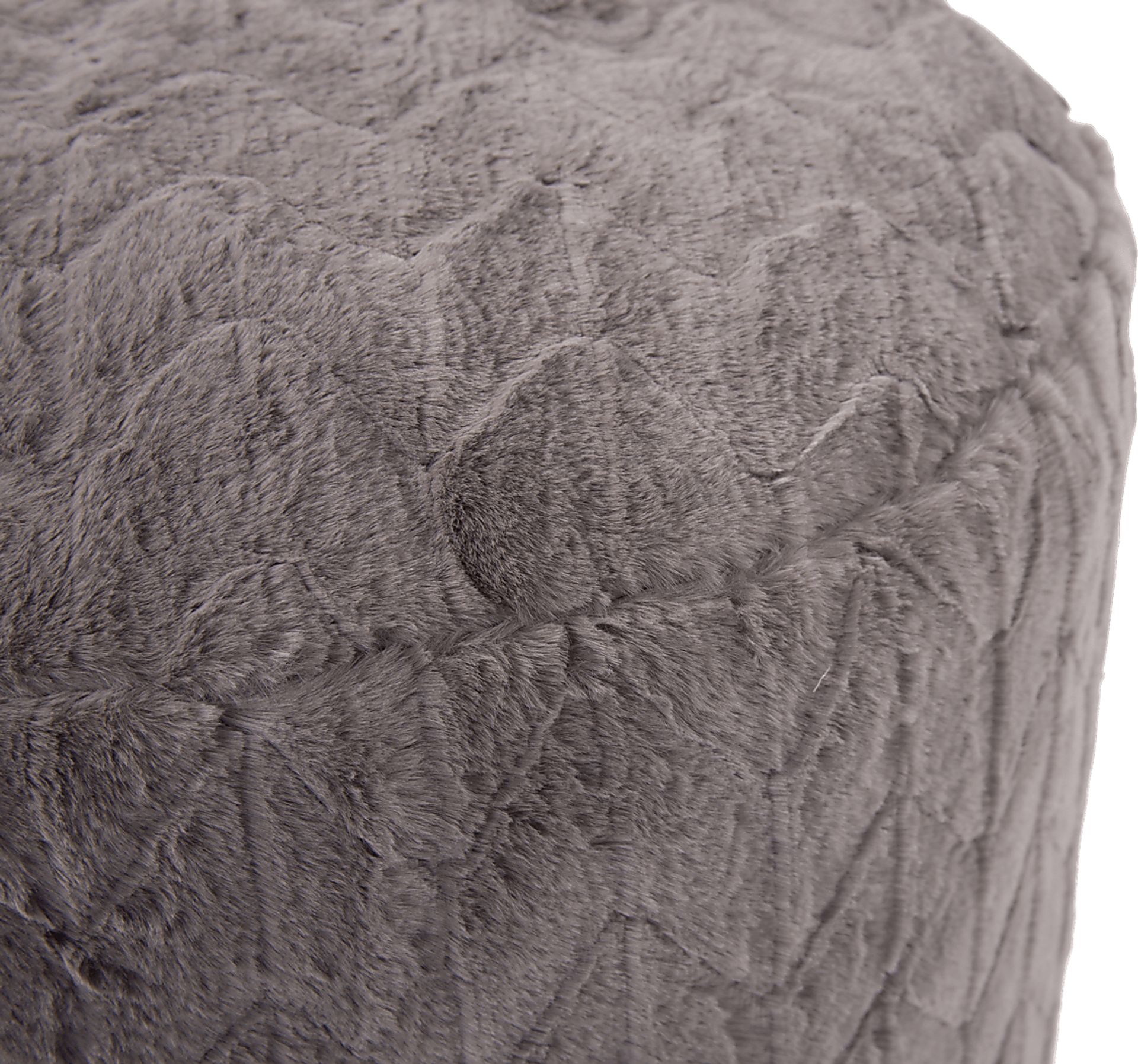 Sishane Gray Foot Pouf - Image 2