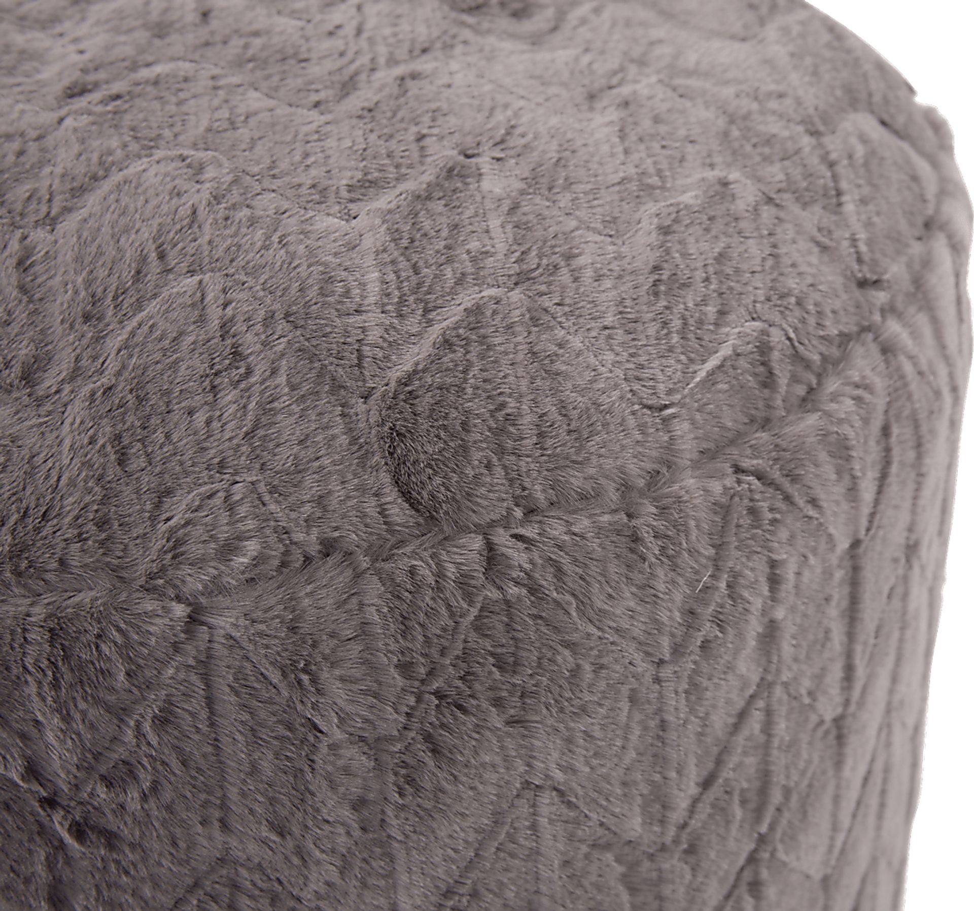 Sishane Gray Tall Pouf - Image 2