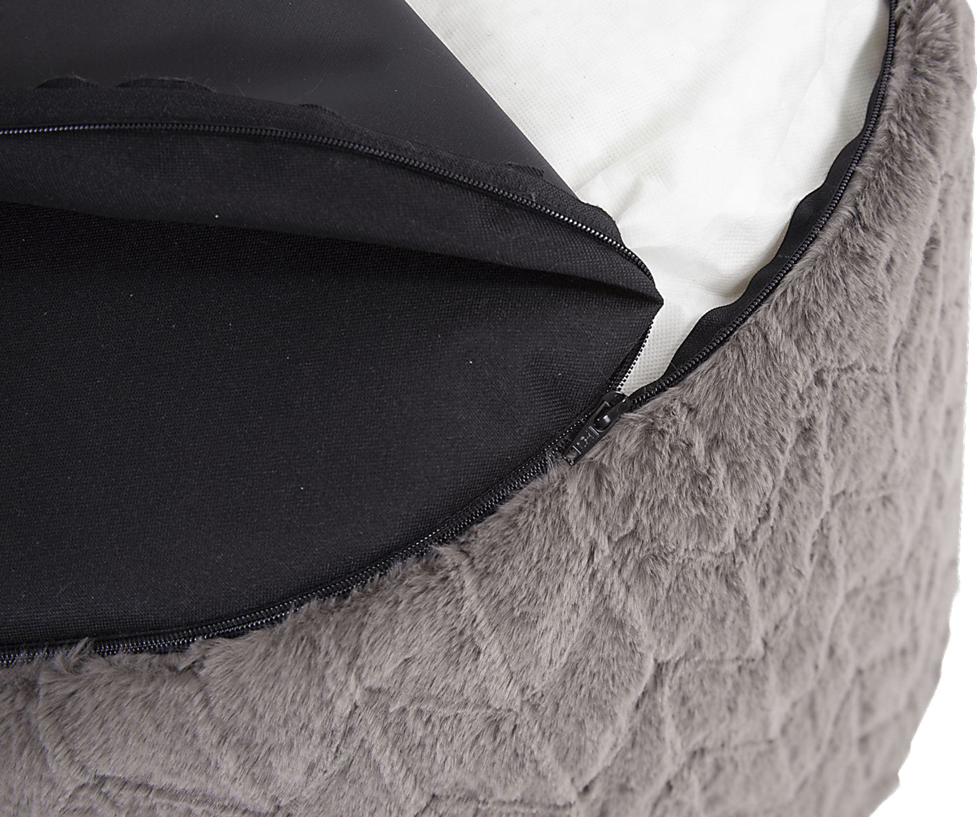 Sishane Gray Tall Pouf - Image 3