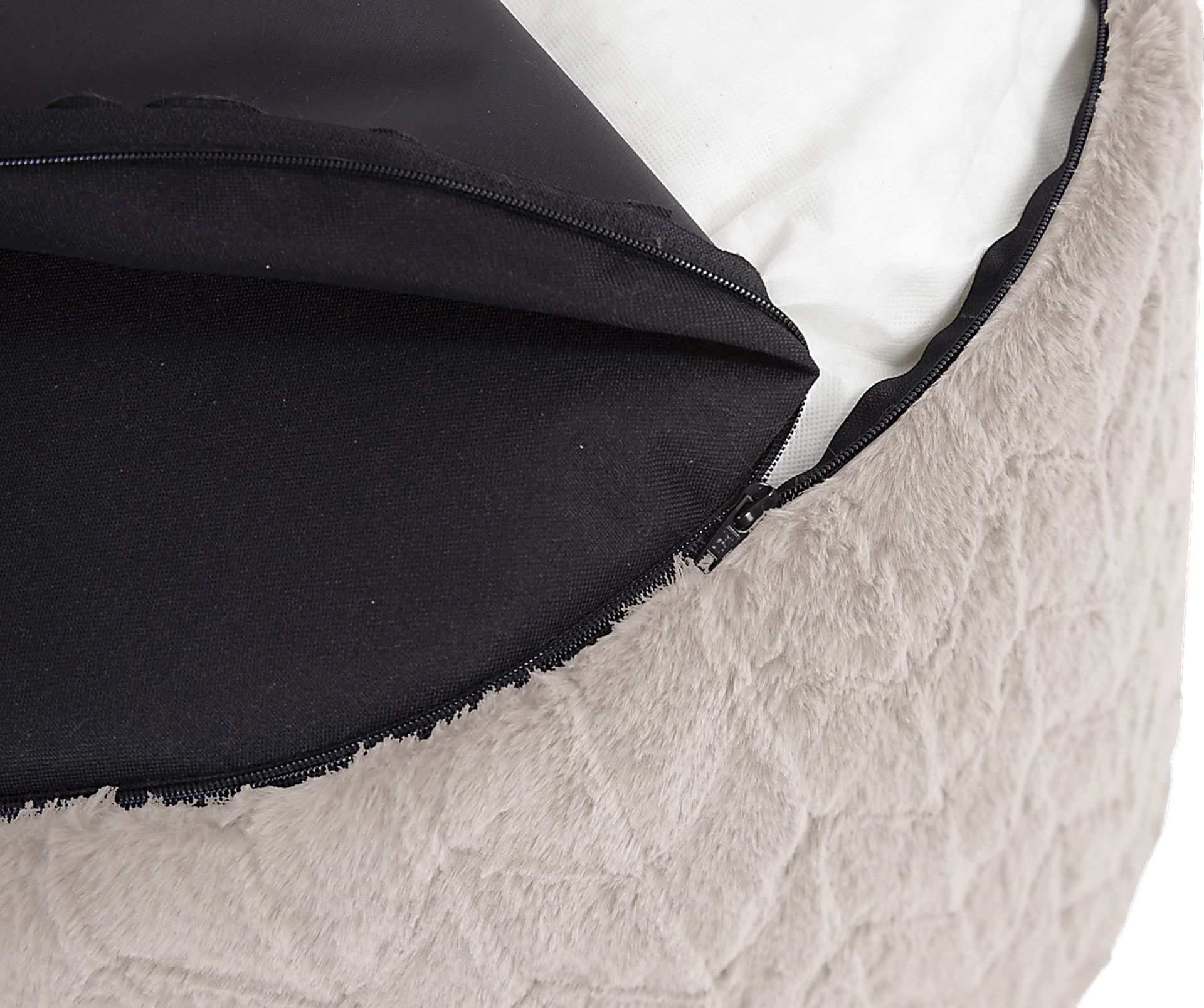 Sishane Linen Foot Pouf - Image 3