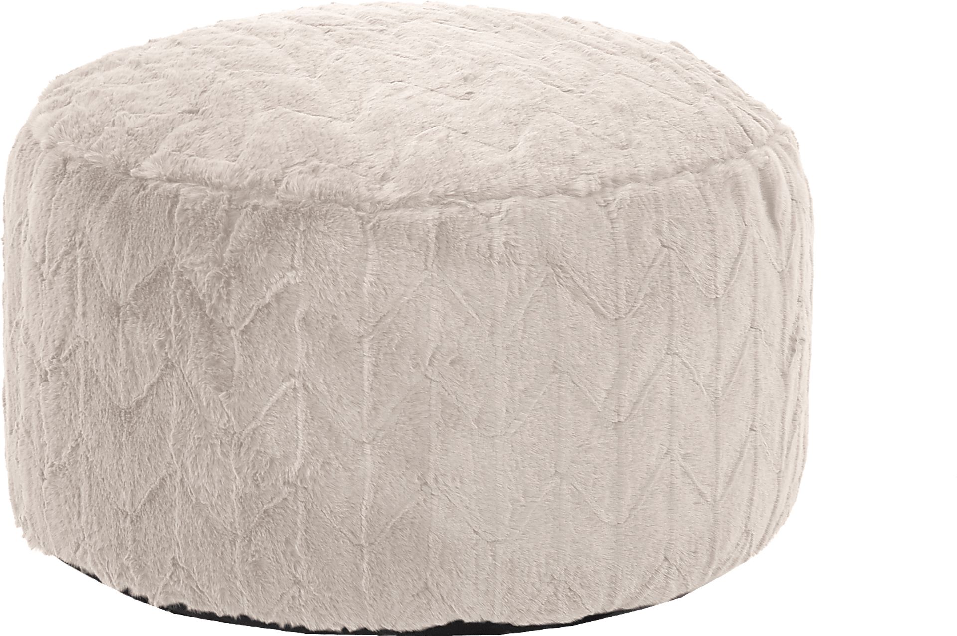 Sishane Linen Foot Pouf - Image 1
