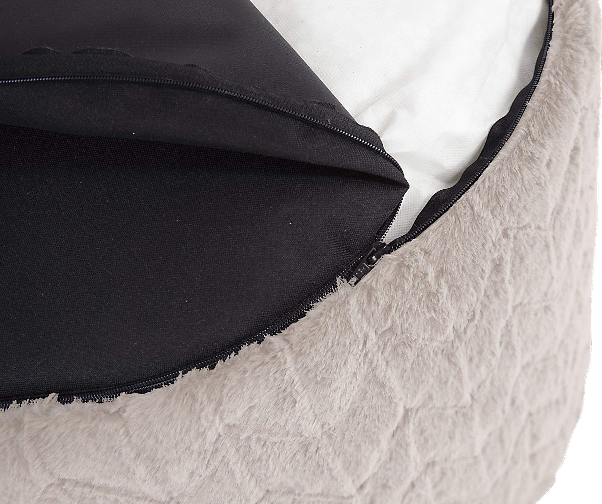 Sishane Linen Tall Pouf - Image 3