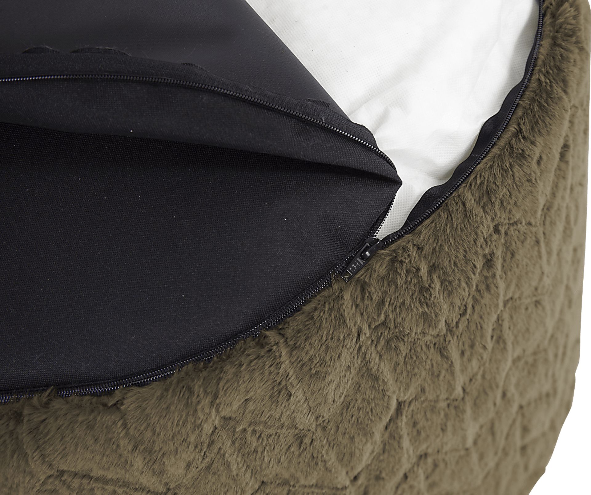 Sishane Moss Tall Pouf - Image 3