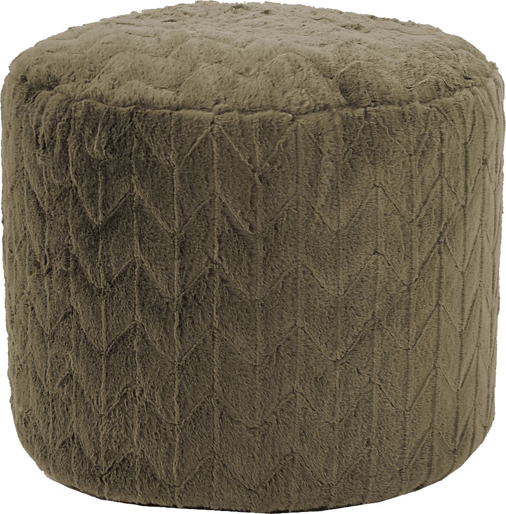 Sishane Moss Tall Pouf