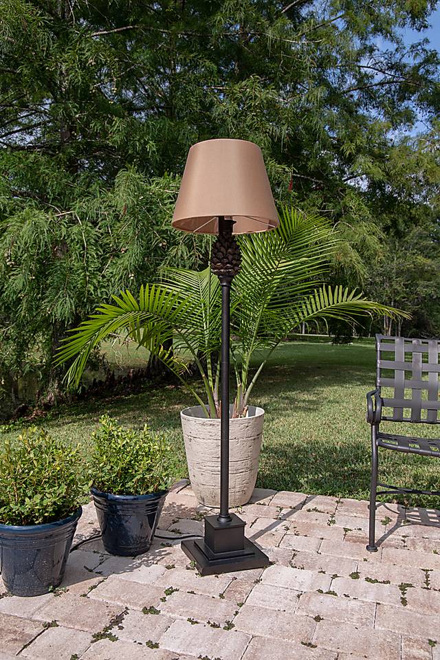 Sitka Spruce Brown Outdoor Floor Lamp - Thumbnail - Image 3