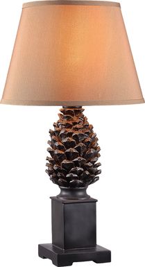 Sitka Spruce Brown Outdoor Table Lamp