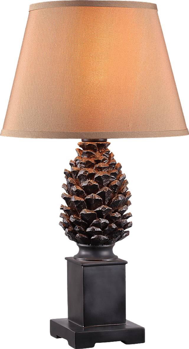 Sitka Spruce Brown Outdoor Table Lamp - Thumbnail - Image 1