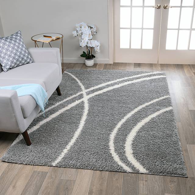 Sivia Gray 7'10 x 10' Rug - Thumbnail - Image 4