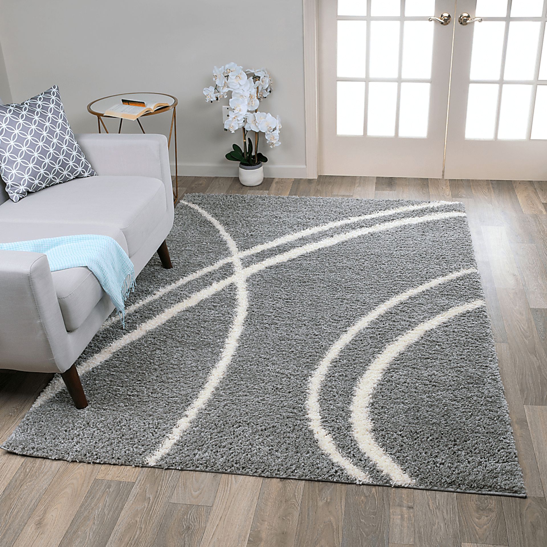 Sivia Gray 7'10 x 10' Rug - Image 4