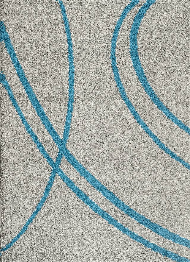 Sivia Turquoise 3'3 x 5' Rug - Thumbnail - Image 1