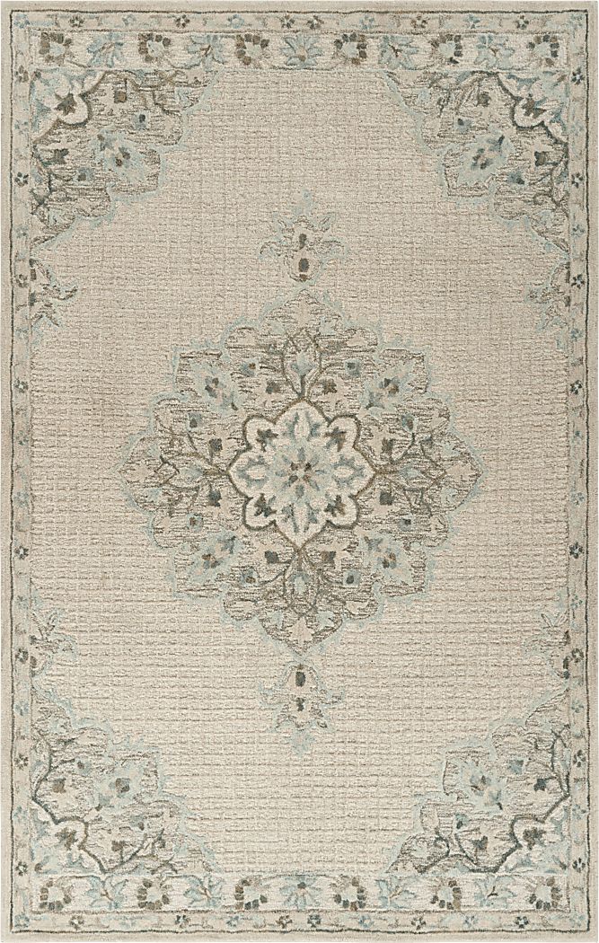 Siye Ivory 7'9 x 9'9 Rug