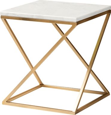 Sizemore White End Table