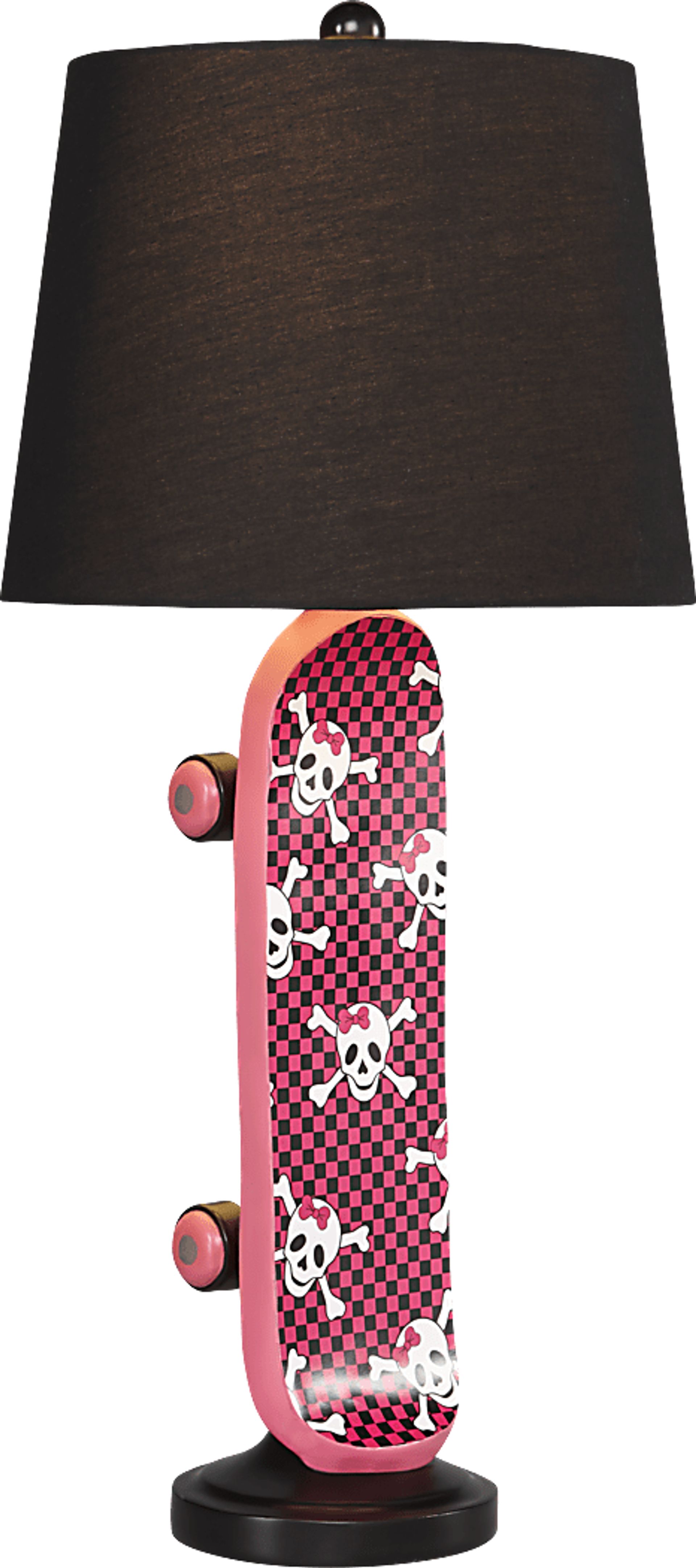 Kids Skate Avenue Pink Lamp - Image 1
