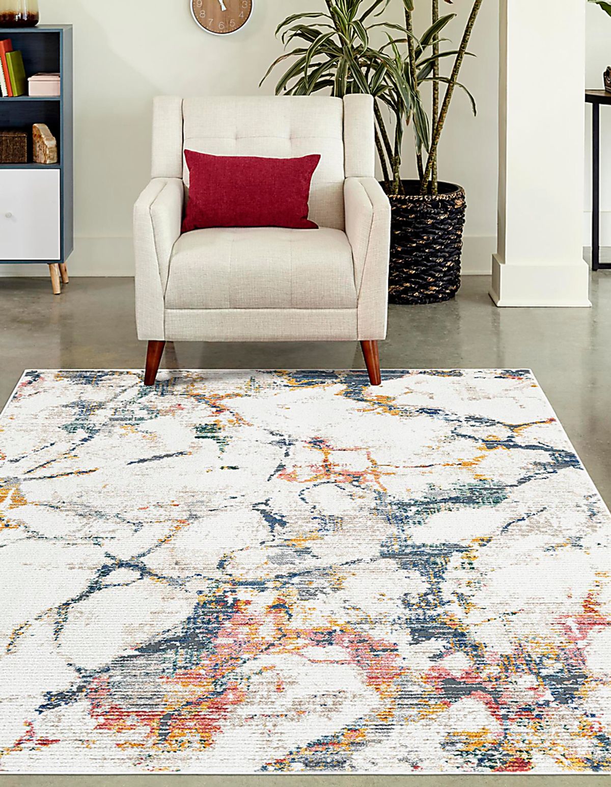 Skehive Multi,Navy Blue,Multi Rugs | Rooms to Go