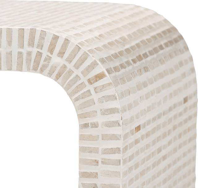 Skihi White End Table - Thumbnail - Image 5