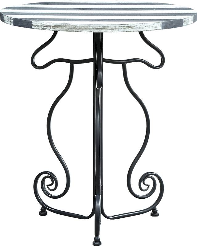 Skownan Blue Accent Table - Thumbnail - Image 1