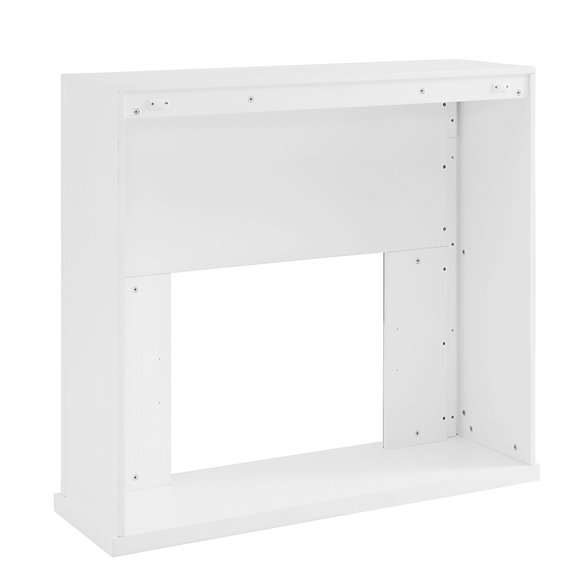 Skyflower II White 44 in. Console With Electric Log Fireplace - Image 5