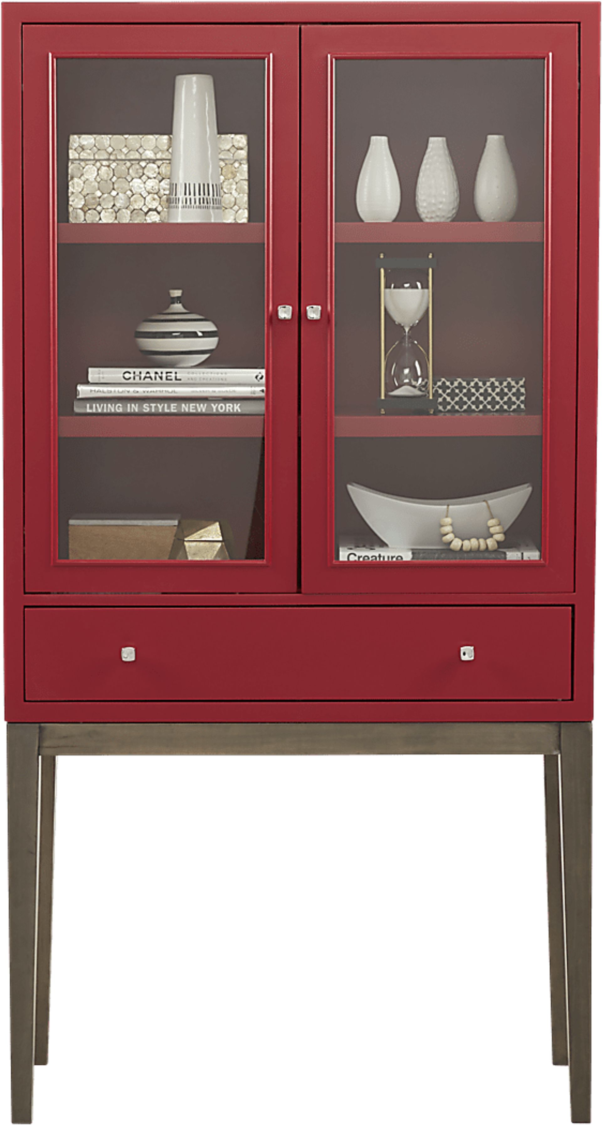 Skyler Crimson Display Cabinet - Image 2