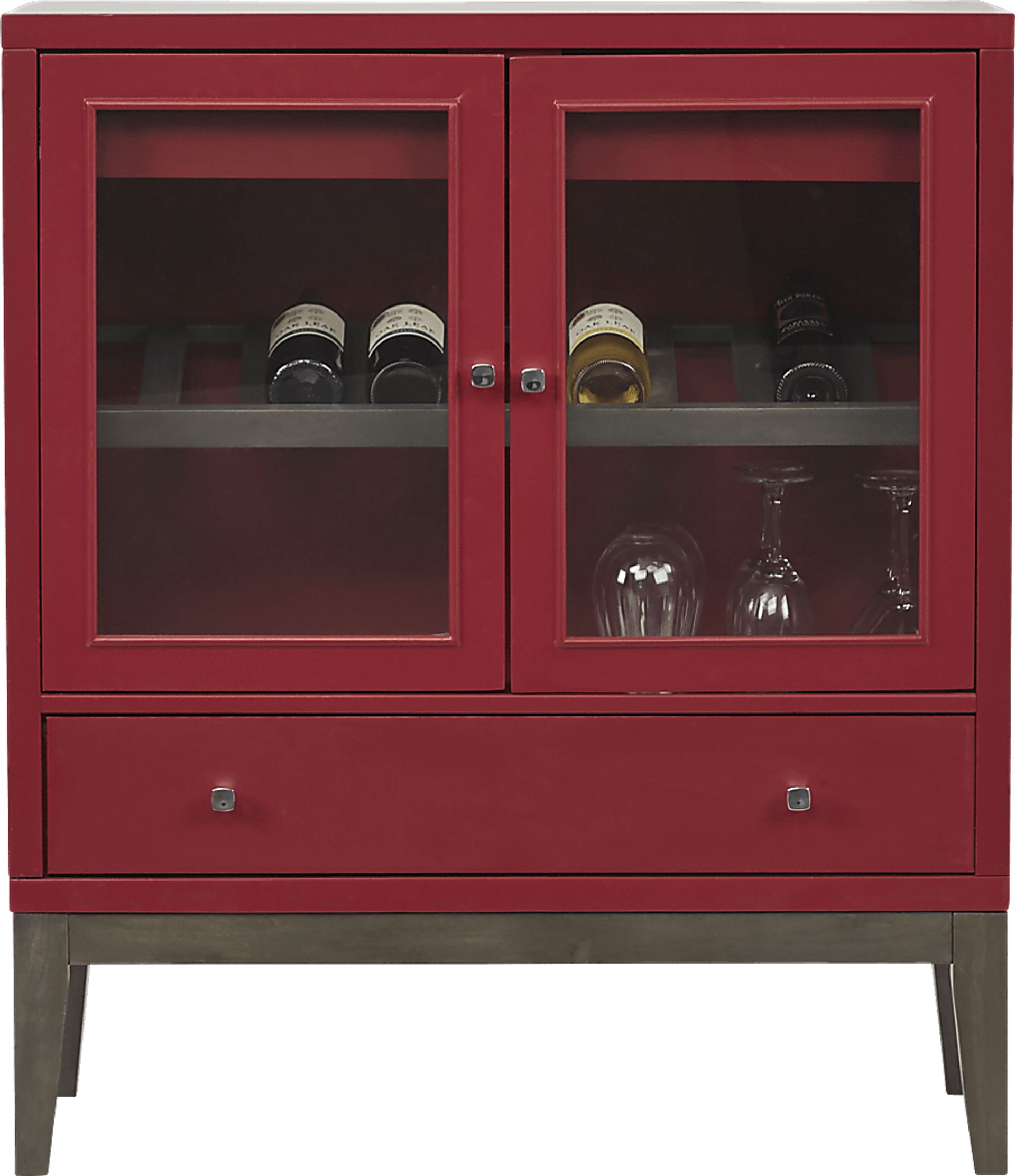 Skyler Crimson Wine Cabinet - Image 2
