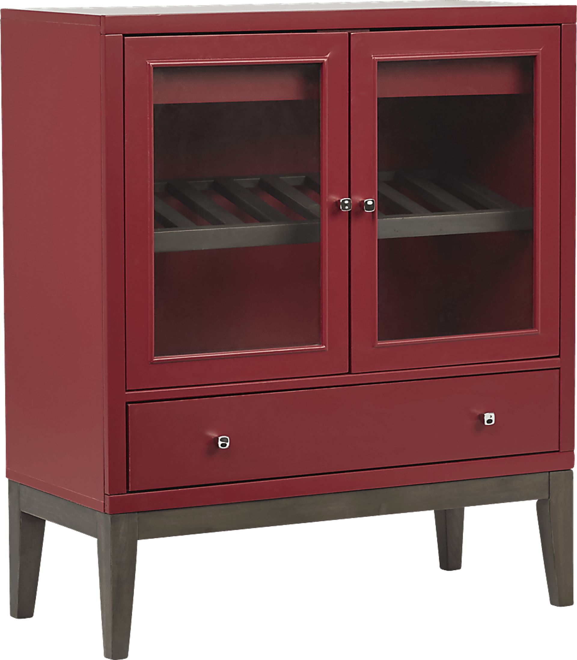 Skyler Crimson Wine Cabinet - Image 1