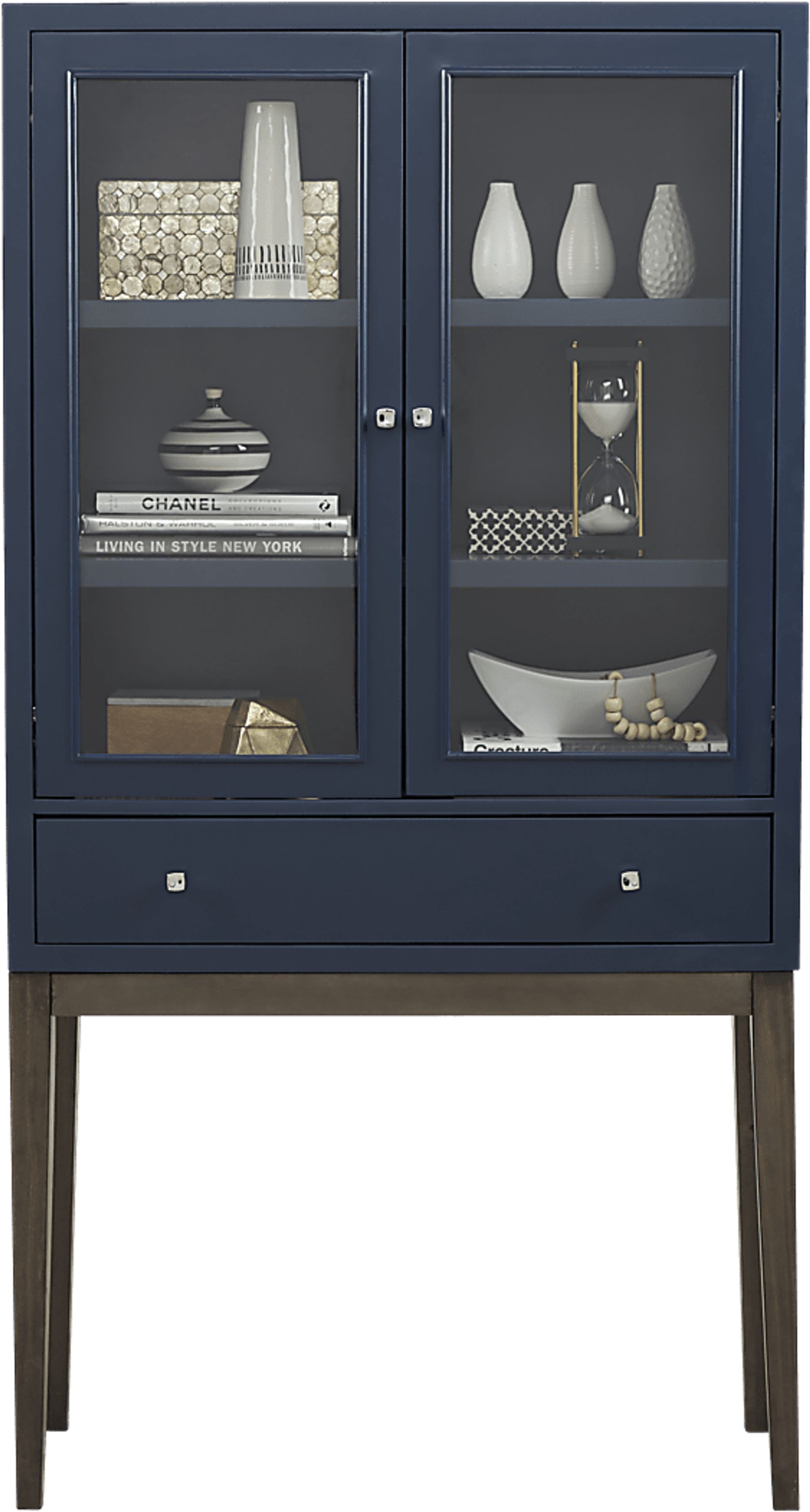Skyler Navy Display Cabinet - Image 2