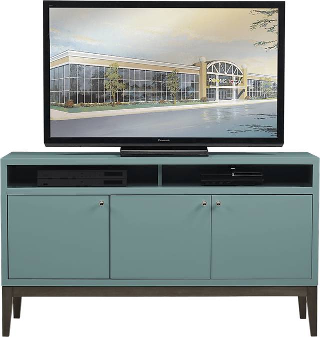Skyler Spa Blue 60 in. Console - Thumbnail - Image 1