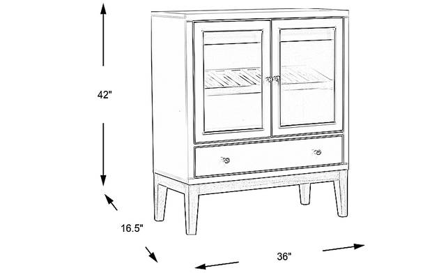 Dimension Image. Please refer to the Dimension Tab on this page for dimension details.