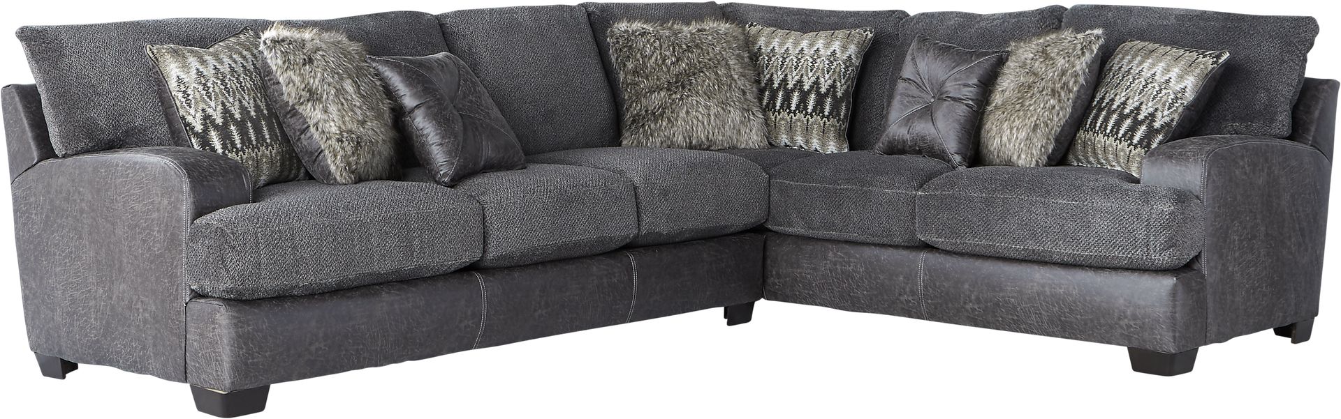 Skyline Drive Gray 2 Pc Sectional - Image 1