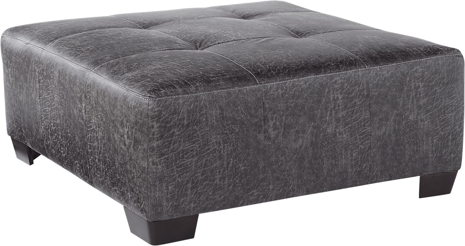 Skyline Drive Gray Cocktail Ottoman - Image 1