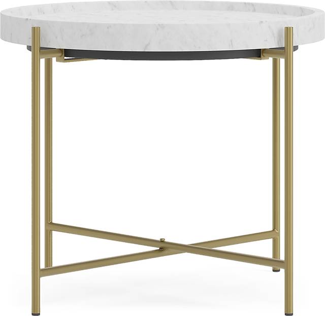Slabtown Gold End Table - Thumbnail - Image 2