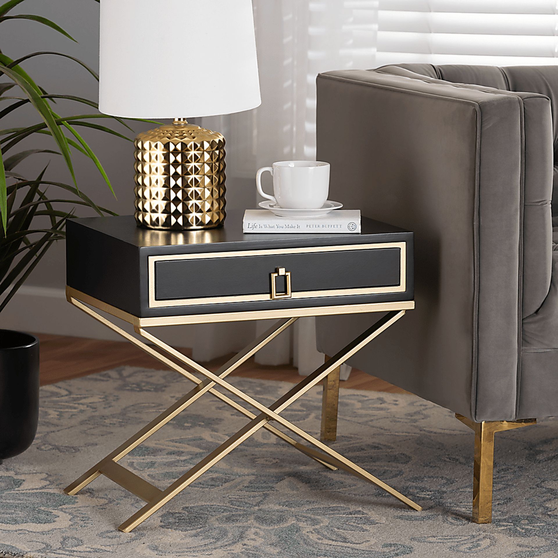 Sladky Black End Table - Image 2