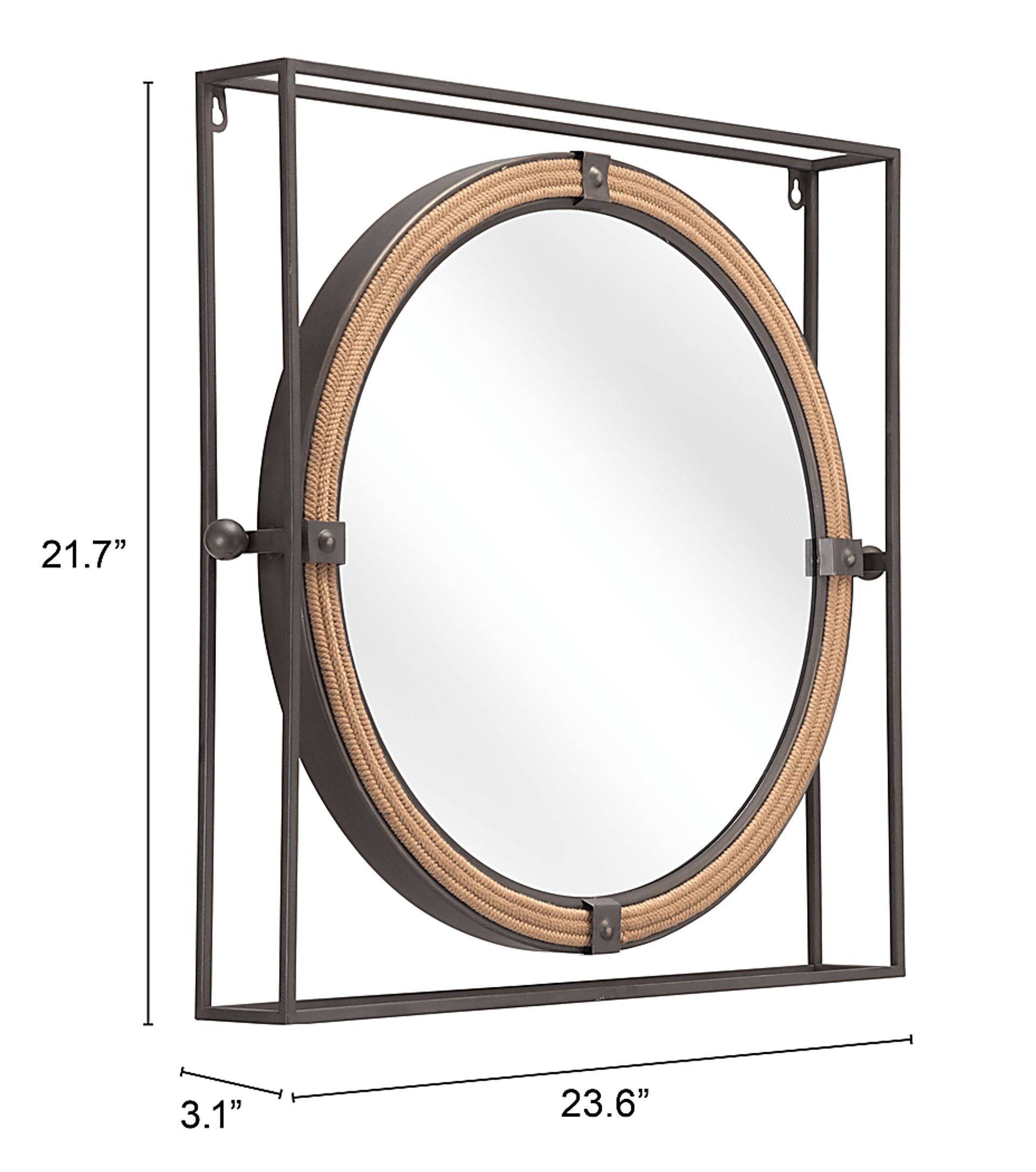 Slaney Gray Mirror - Image 7