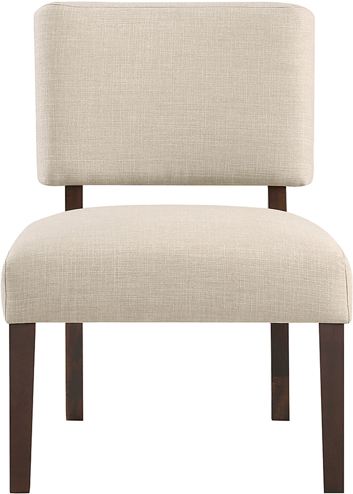 Slason Cream Colors,Light Wood,White Polyester Fabric Dining Chair ...