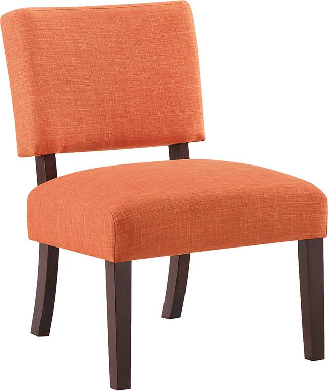 Slason Orange Dining Chair - Thumbnail - Image 1