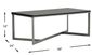Slater Black Cocktail Table