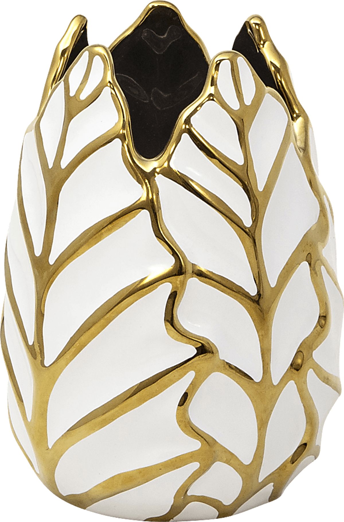 Slattery Gold Colors,Metal Yellow Vase | Rooms to Go