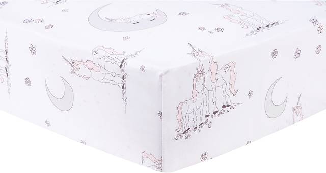 Sleepy Unicorn Lilac 3 Pc Baby Bedding Set - Thumbnail - Image 4