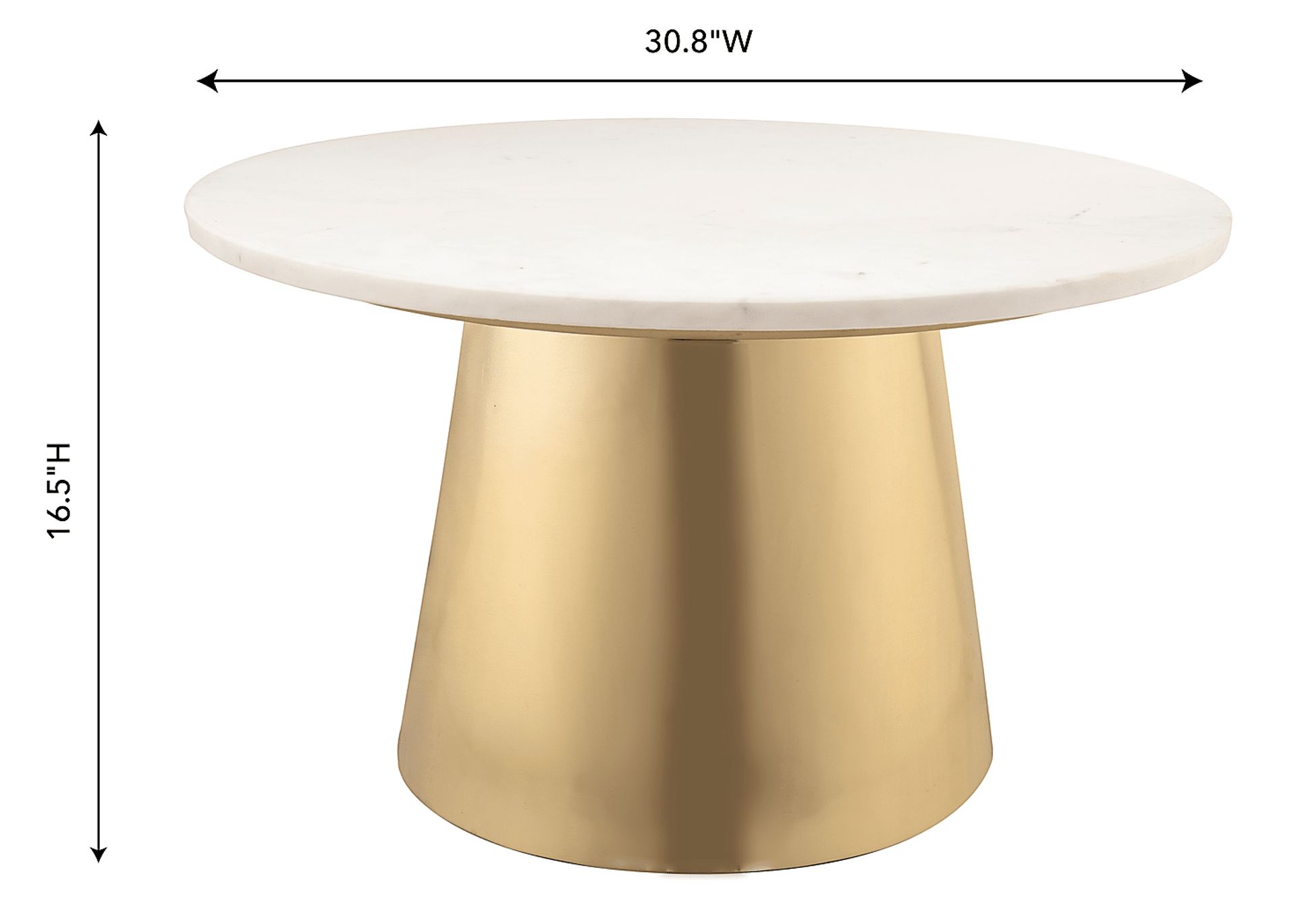 Sleken Gold Cocktail Table - Image 5