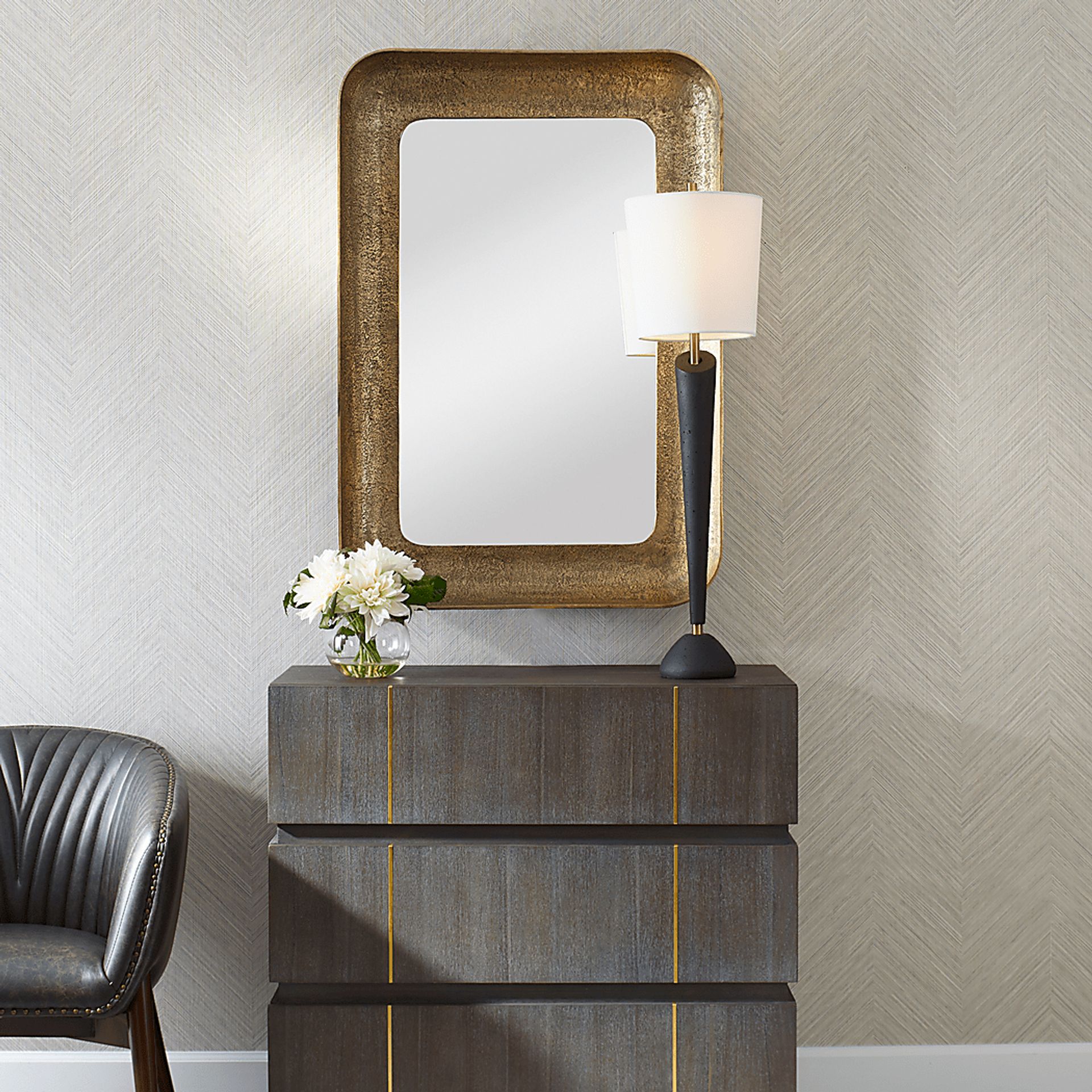 Slel Gold Wall Mirror - Image 3