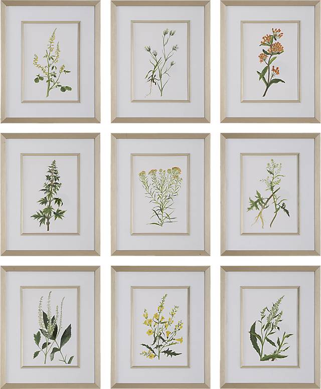 Sliux Champagne Wall Art, Set of 9 - Thumbnail - Image 1